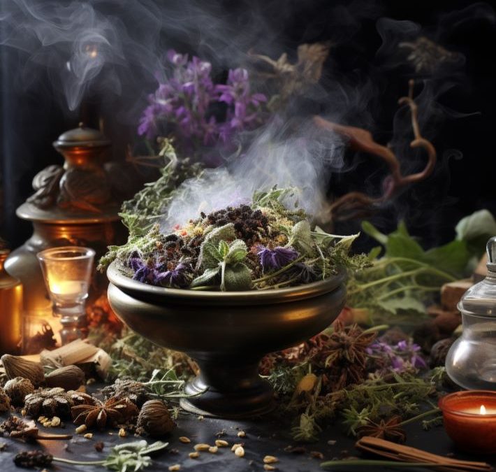 Vom Zauber der natürlichen Räucherstoffe zum Flaschengeist im edlen Glasflakon