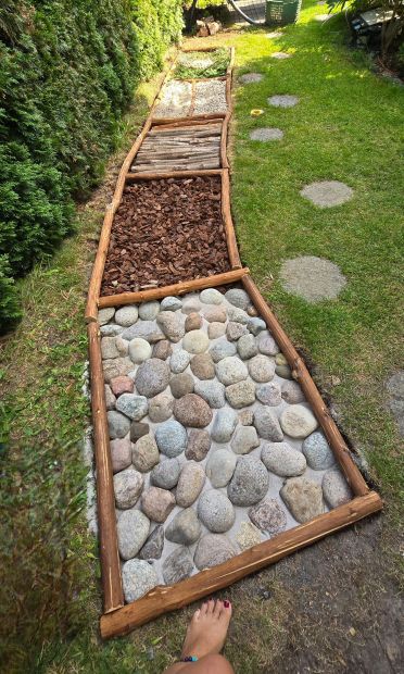 🌿 DIY Barfußpfad im Garten – Natur erleben mit allen Sinnen -👣