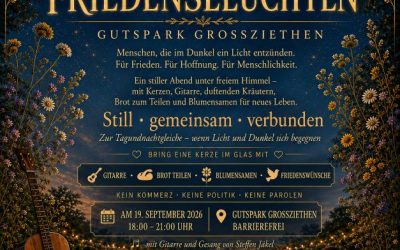 Wie das Leuchten für den Frieden entstand
