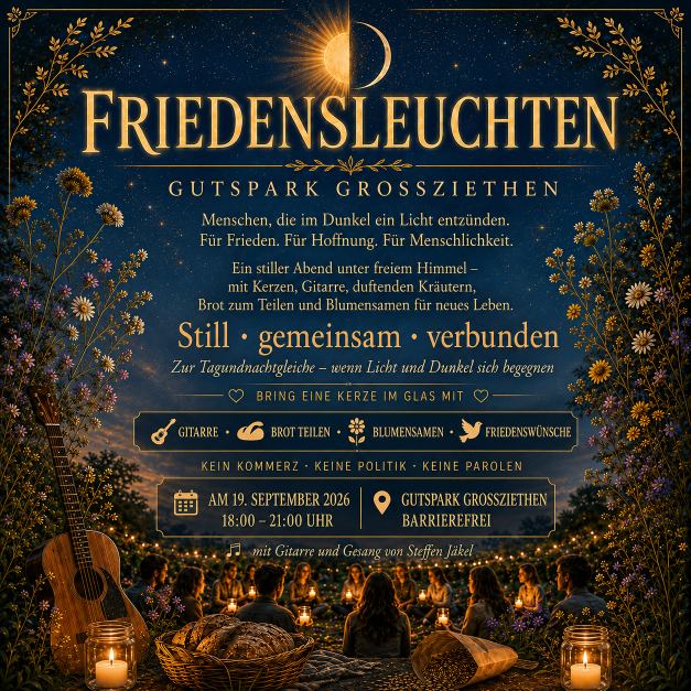 Wie das Leuchten für den Frieden entstand